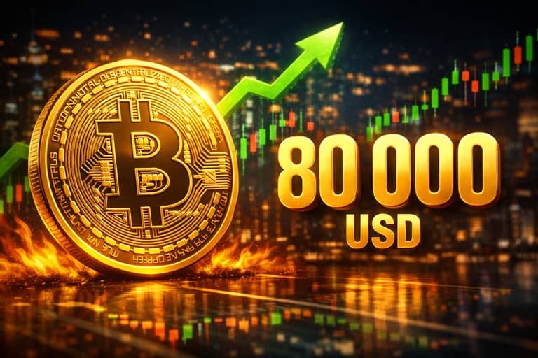 Bitcoin za 80 000 USD