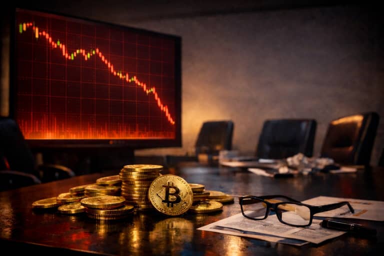 bitcoin pokles firma dalle
