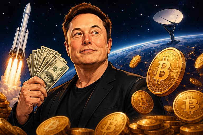 Elon Musk a bitcoin