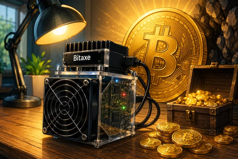 Těžba Bitcoinu Bitaxe