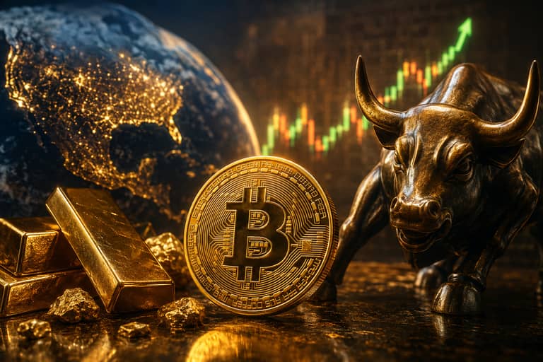 Bitcoin a zlato v růstu