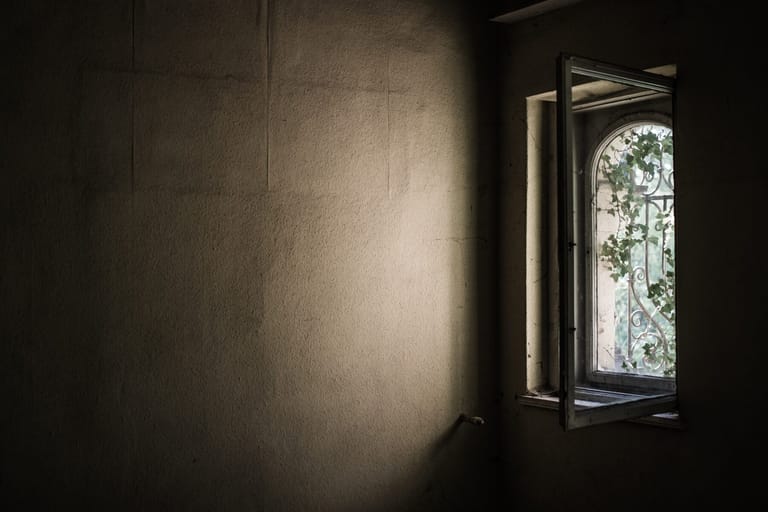 okno, stín