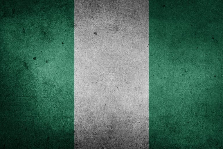 nigérie, afrika, stát, vlajka