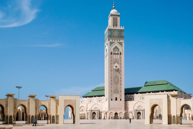 marocká banka maroko mešita