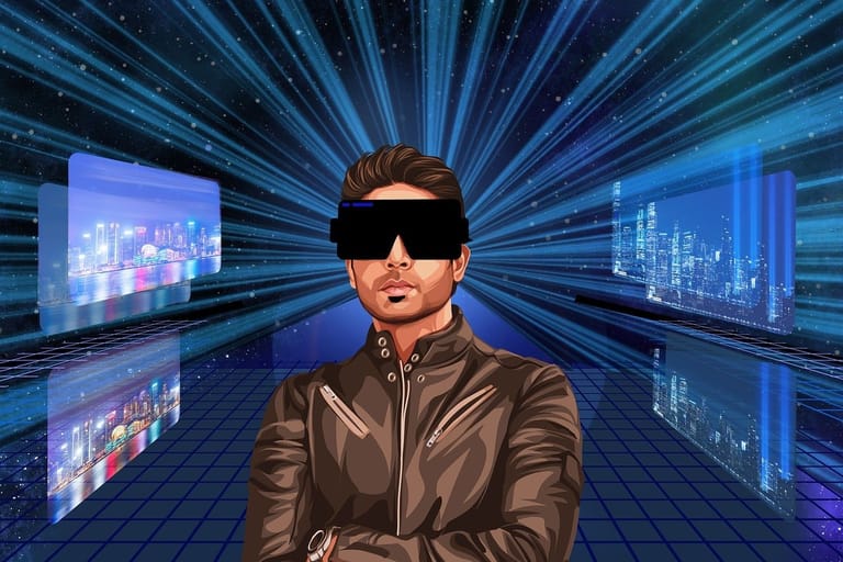 metaverse svet virtualni realita bryle game hra