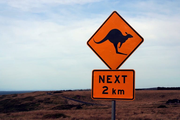 australie klokan znacka australská