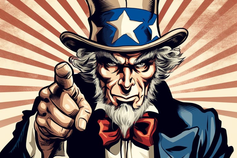 Bank of America Uncle Sam varovani USA volatilita změna