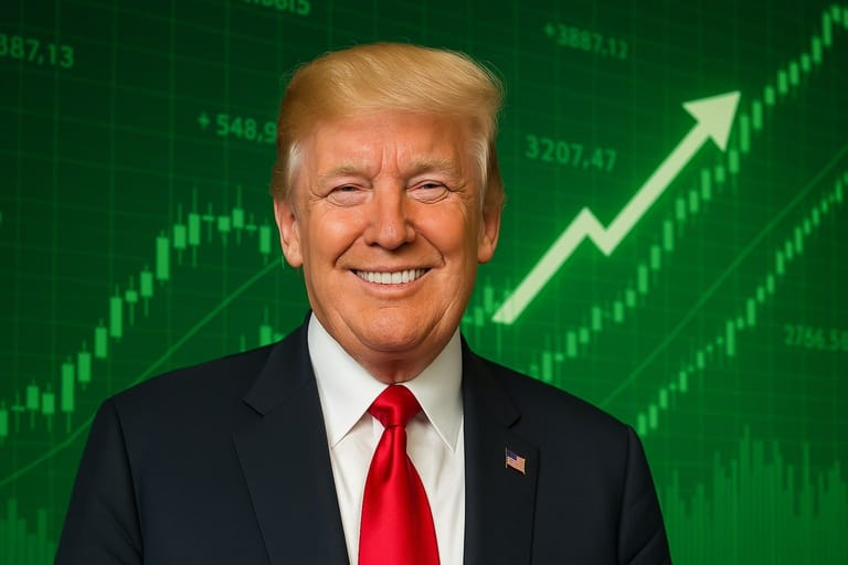 Trump a akcie rostou