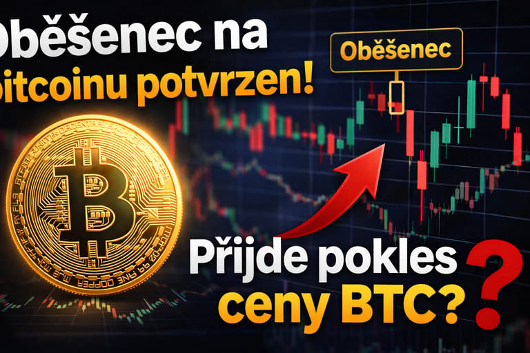 Oběšenec na bitcoinu potvrzen! Přijde další pokles ceny BTC?