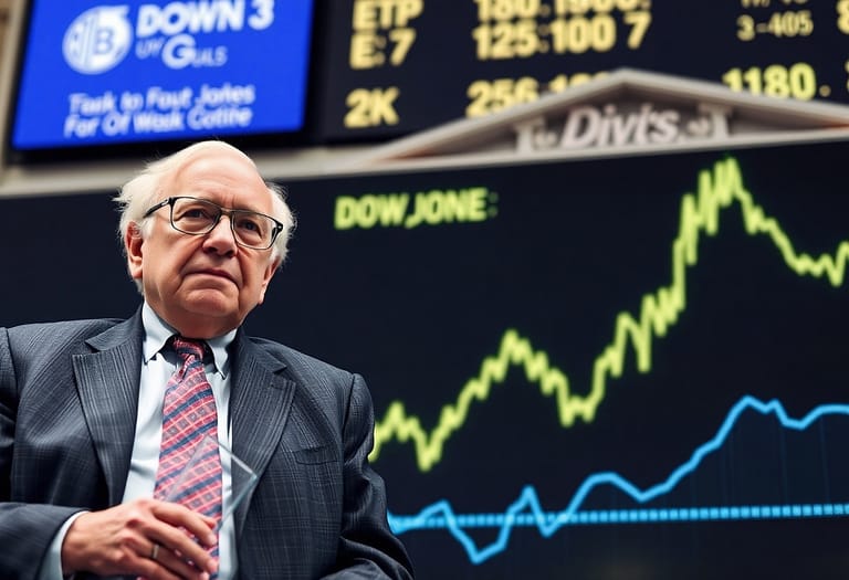 warren buffet a 6 dow jones akcií