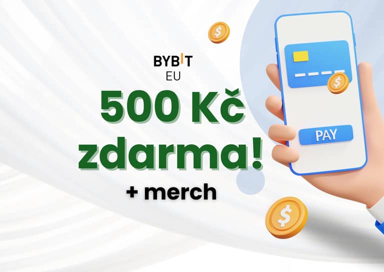 Zdarma 500 Kč, merch a 10% cashback – to vše za registraci na ByBit EU – jen u nás, pospěšte!