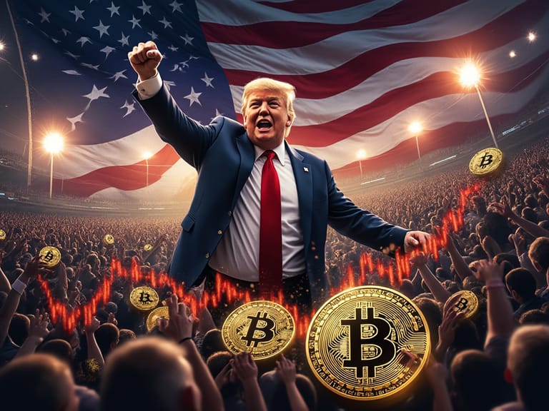 Donald Trump a bitcoin kryptoměny