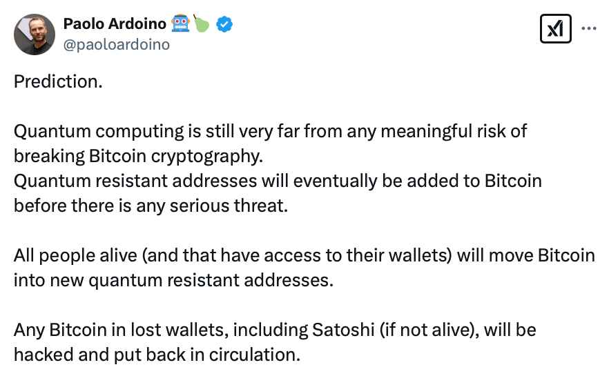Zdroj: Paolo Ardoino/X