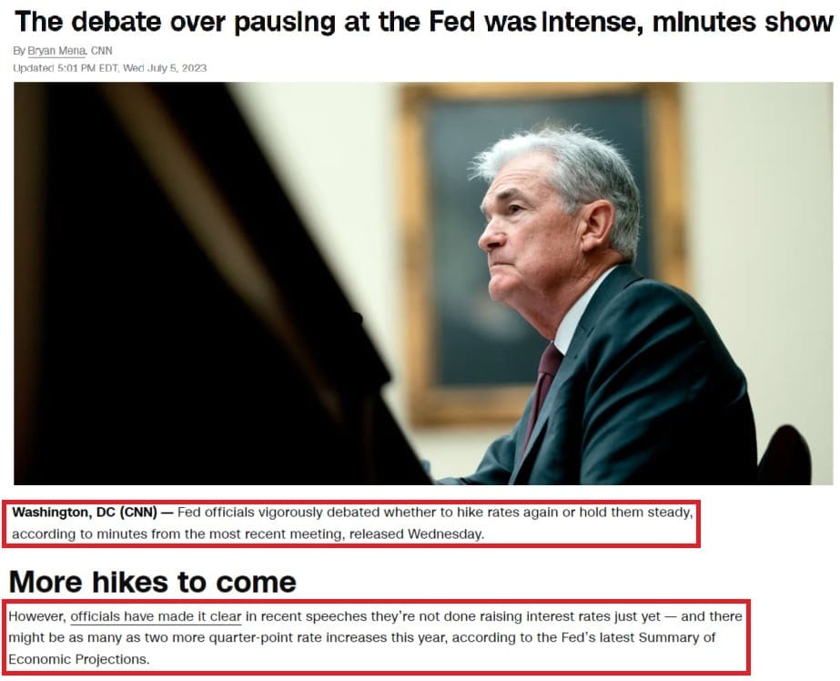 Zápisky ze zasedání FOMC Minutes