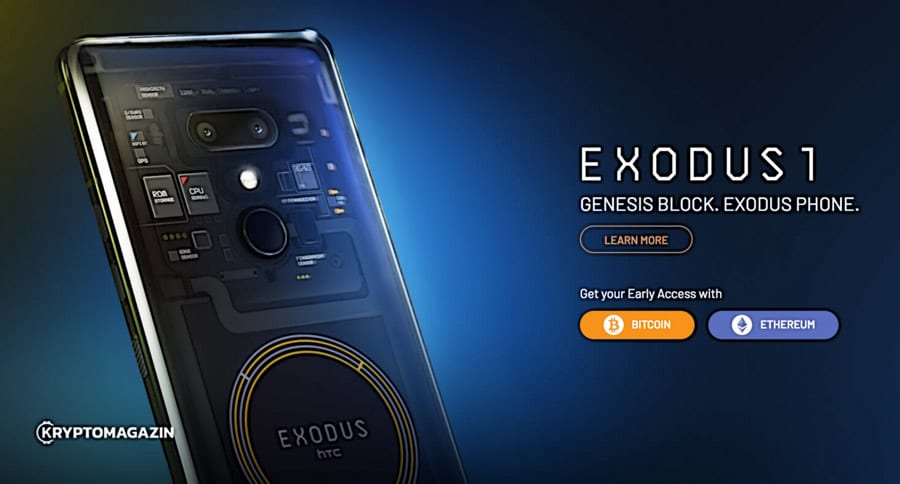 HTC představilo světově první blockchainový telefon EXODUS 1