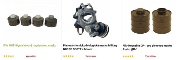 plynove masky vyprodano