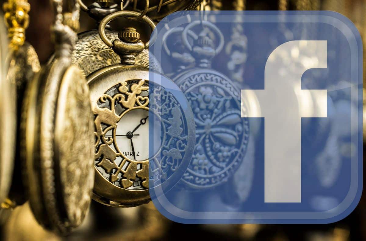 facebook time time line clock