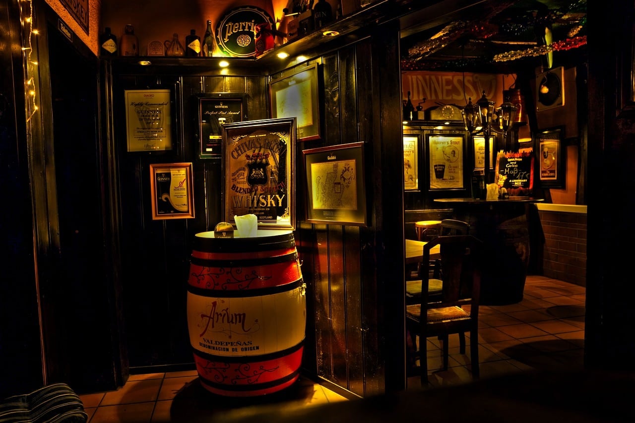 whisky, whiskey, bar