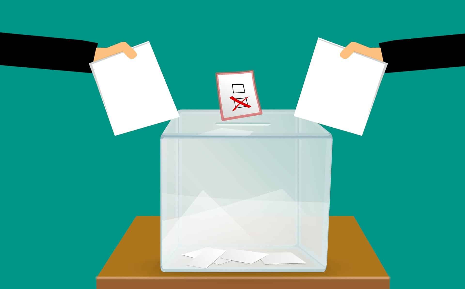hlasování, volby, vote, blockchain