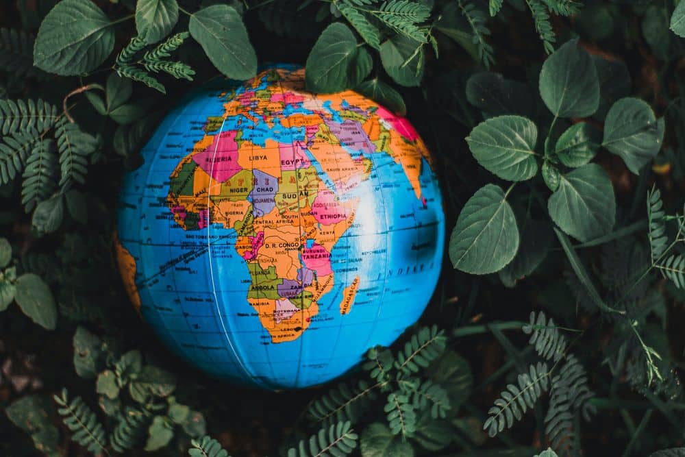 afrika kontinent globus nigérie společnost