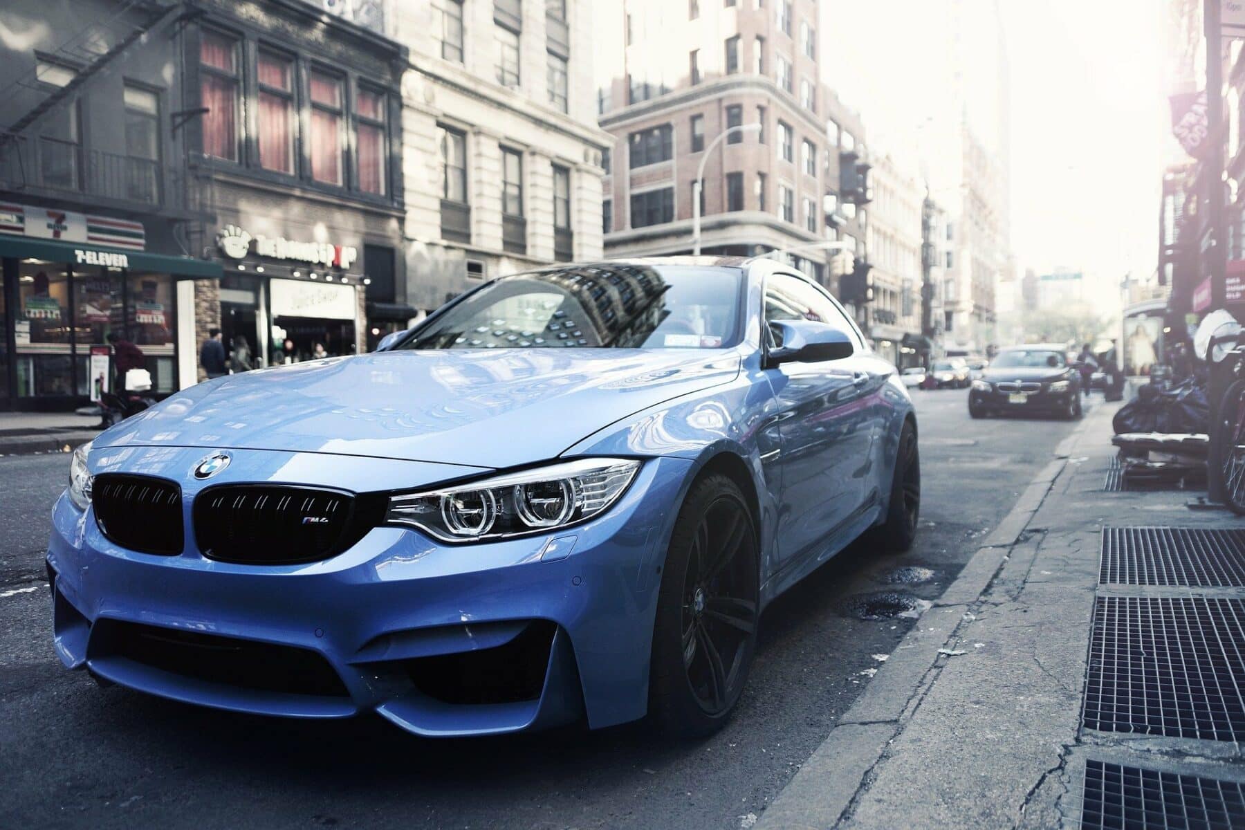 parkování auto bmw