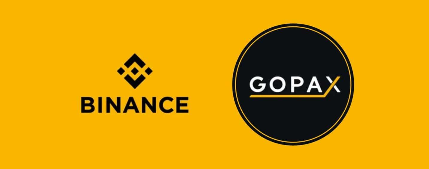 Binance Gopax akvizice