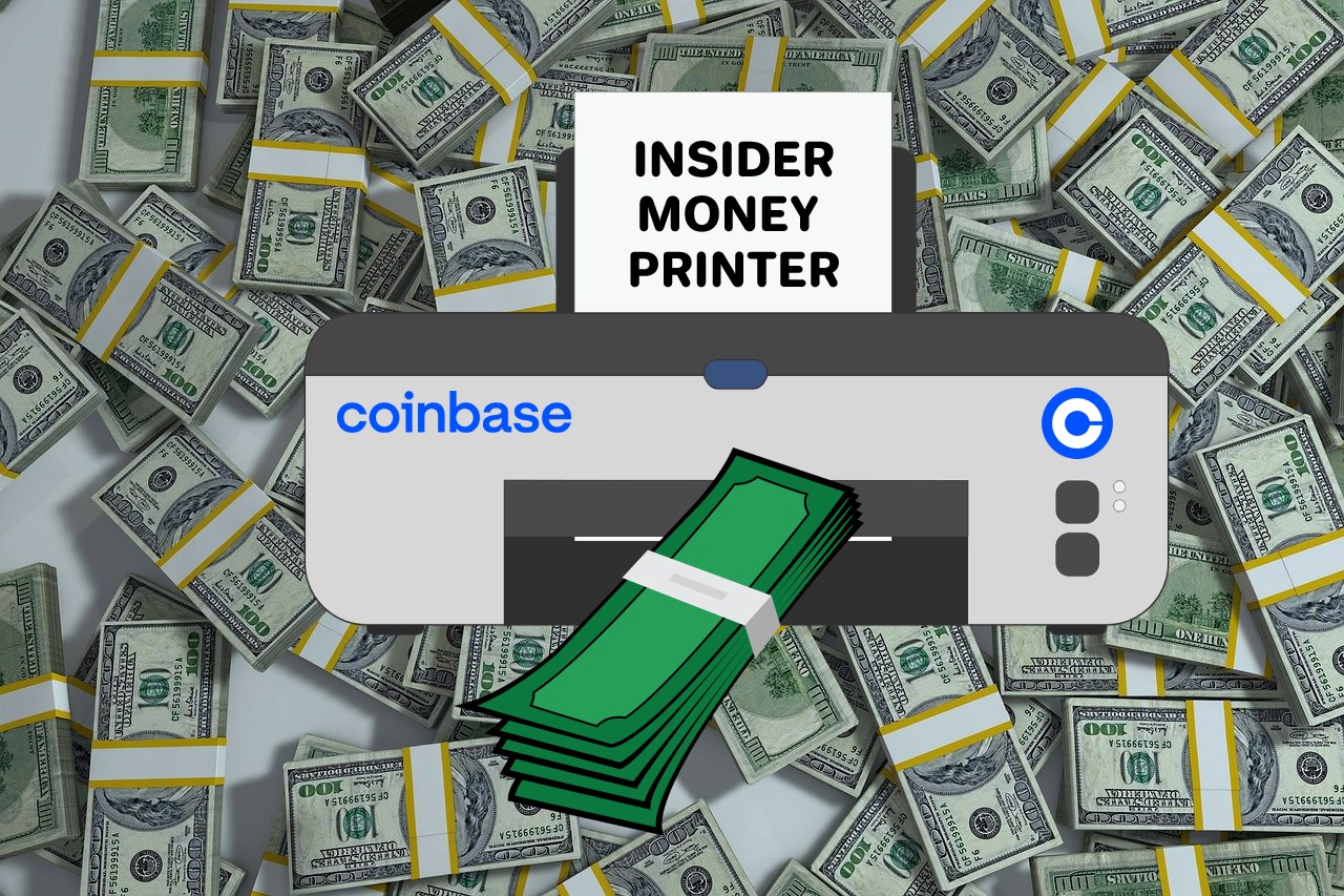 coinbase tiskarna na penize