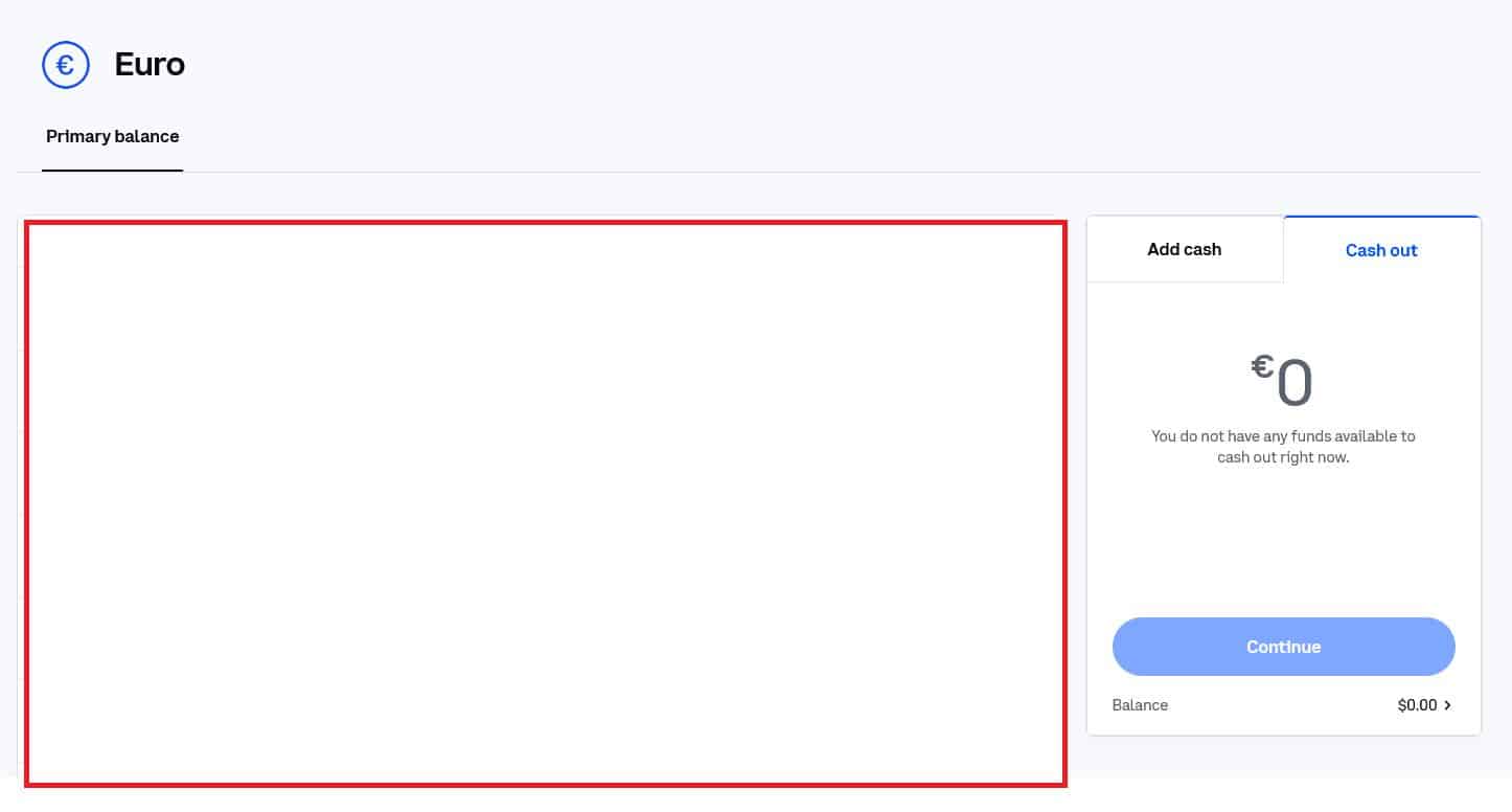 EUR Wallet na Coinbase. 
