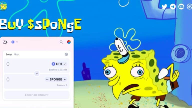 Jak koupit meme coin Spongebob ($SPONGE) v roce 2023 – průvodce pro začátečníky