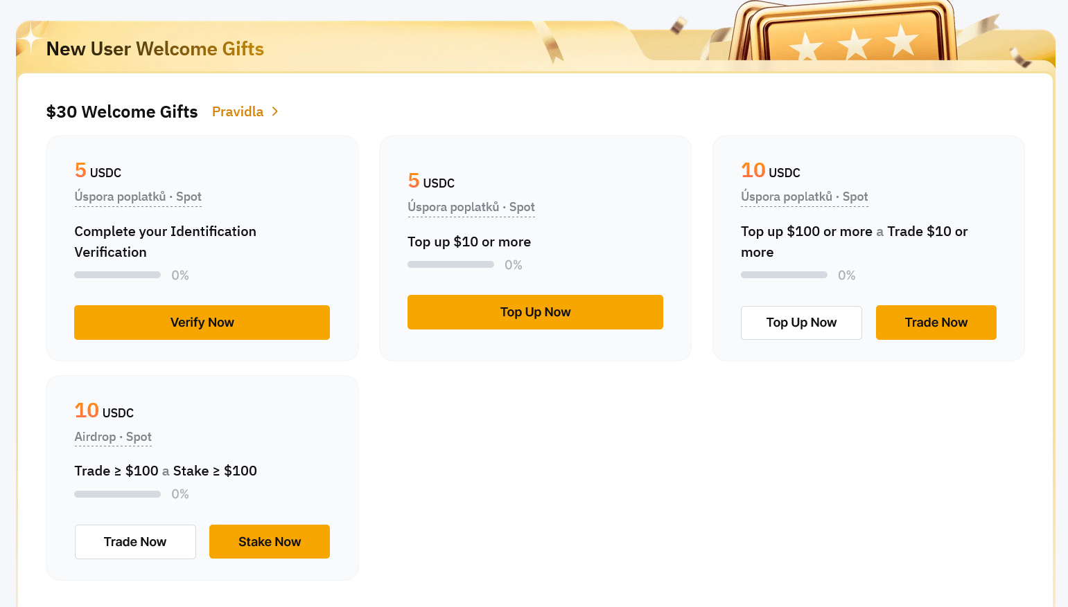 Welcome bonuses for new traders on Bybit.