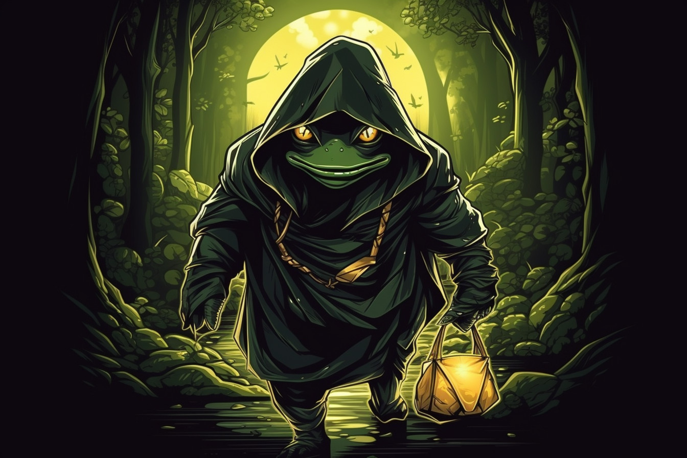 pepe scam rug pull meme coin frog krádež podezření