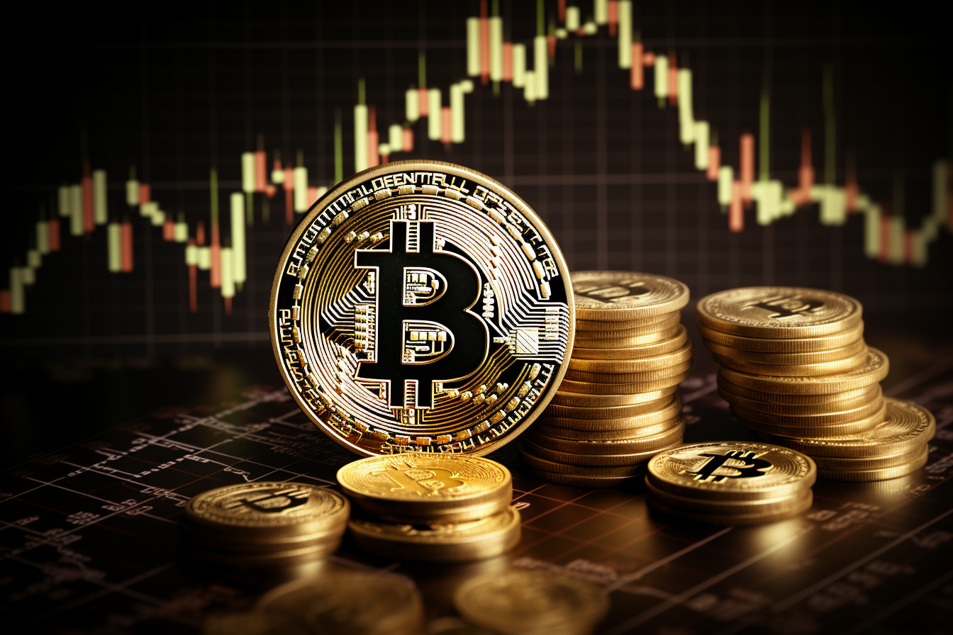 bitcoin graf obchodování trading altcoiny