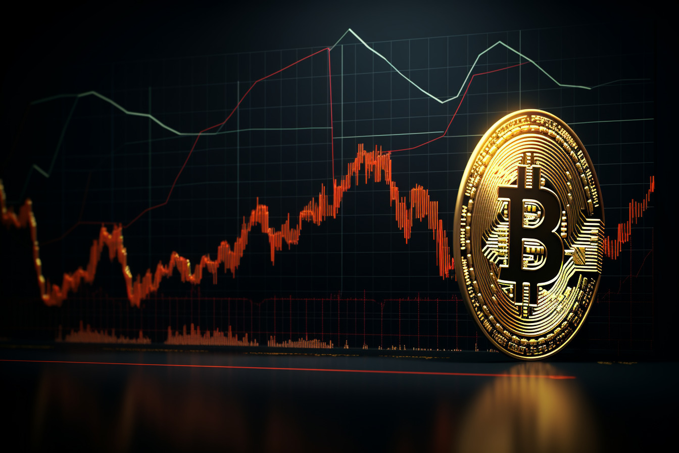bitcoin graf obchodování trading