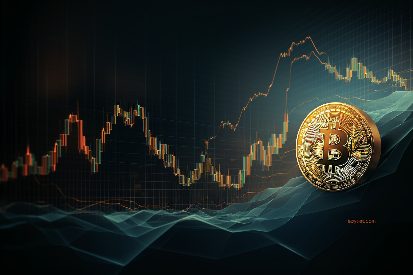 bitcoin graf obchodování trading