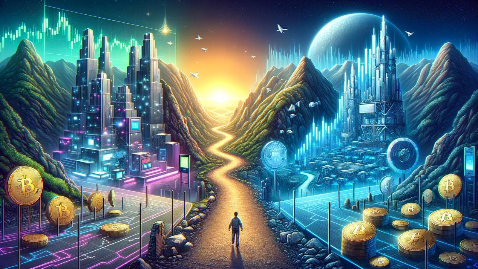 Bitcoin vs. akcie: Jak AI přetvoří svět investic do roku 2075 a kdo vyjde jako vítěz?