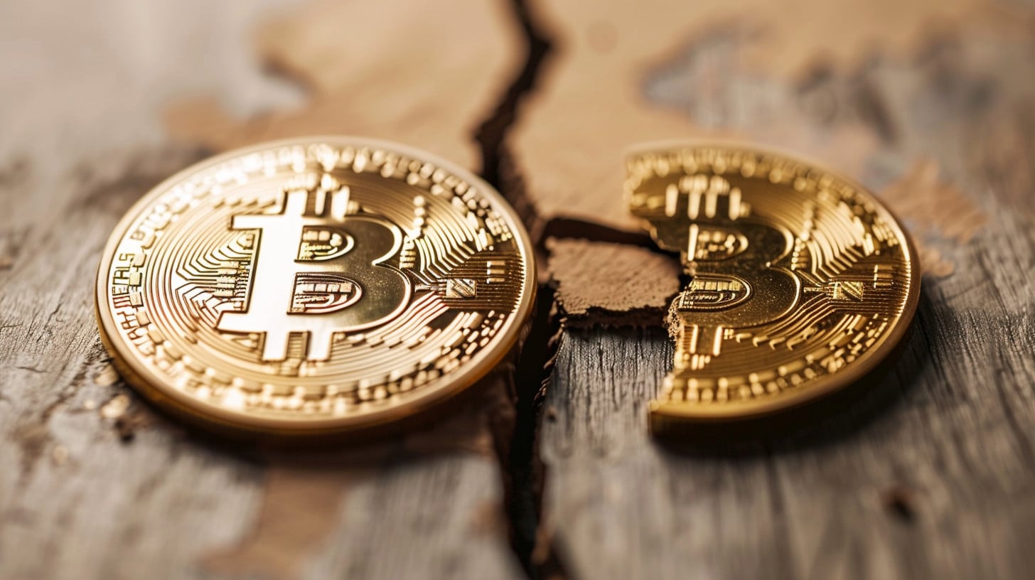 bitcoin btc halving korekce cena