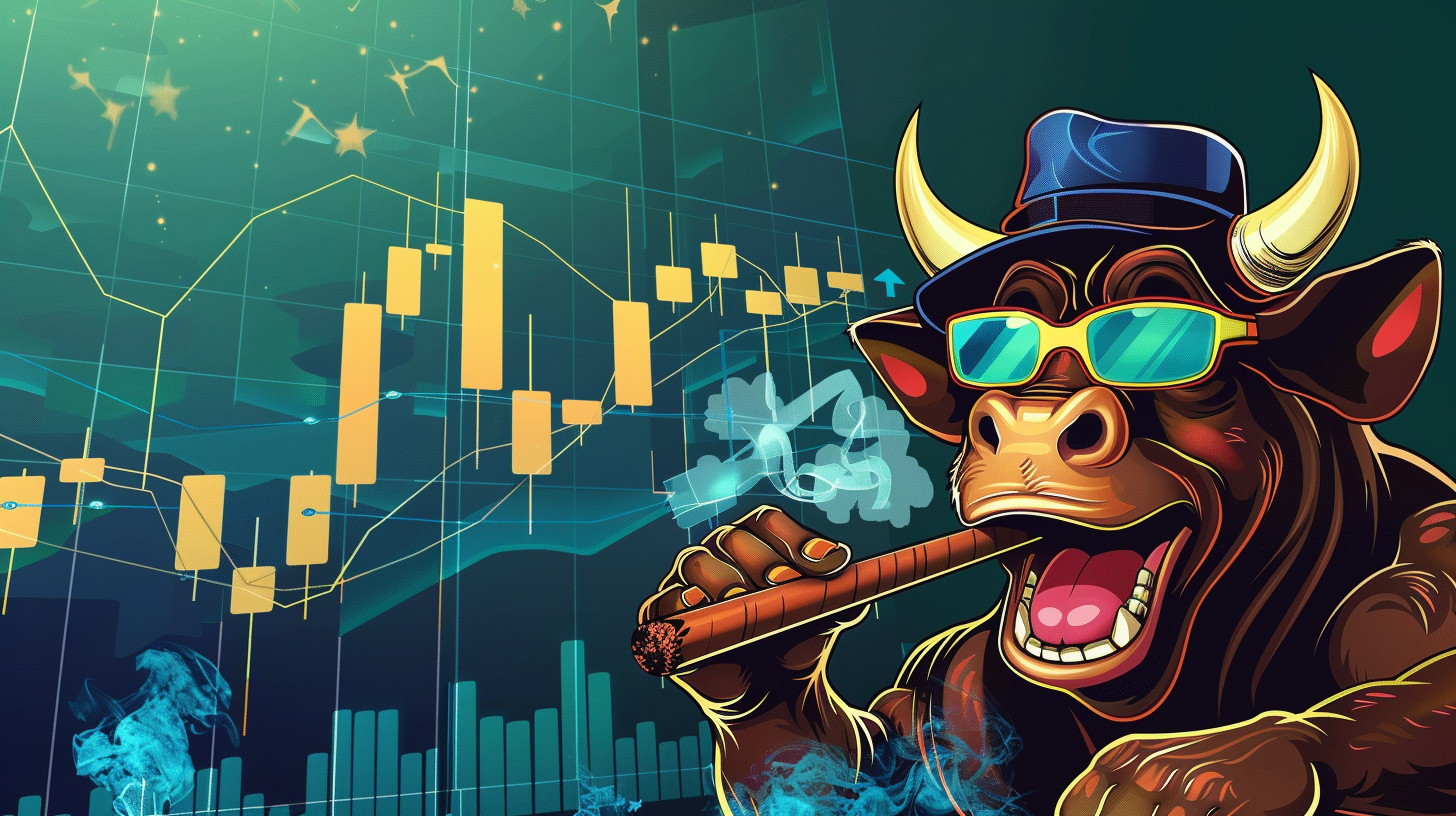 bitcoin btc graf kurz cena růst býk býčí trend
