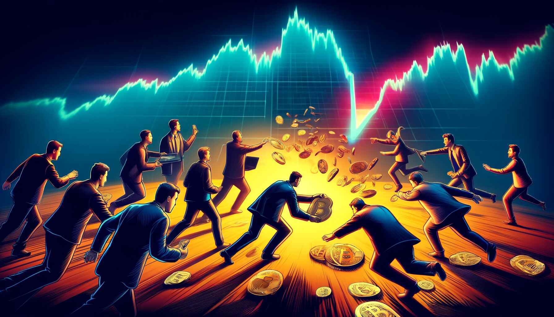bitcoin cena propad mince dalle