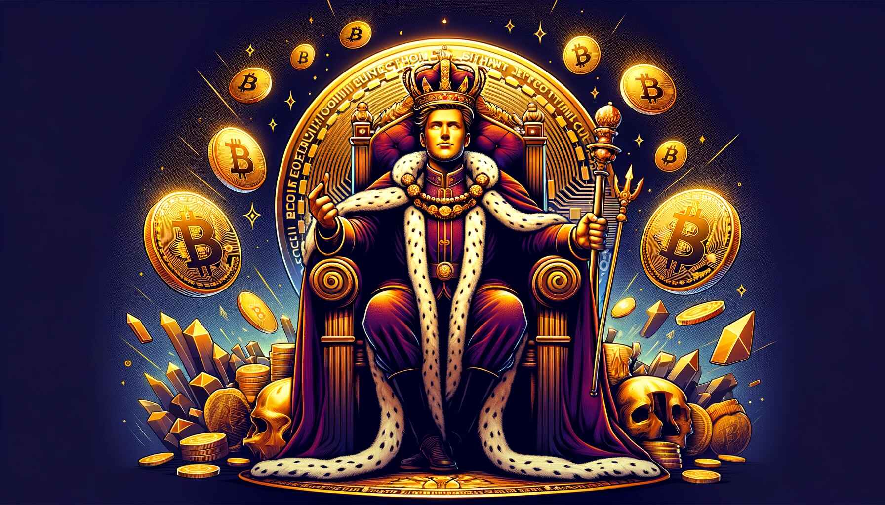 bitcoin král dominance dalle