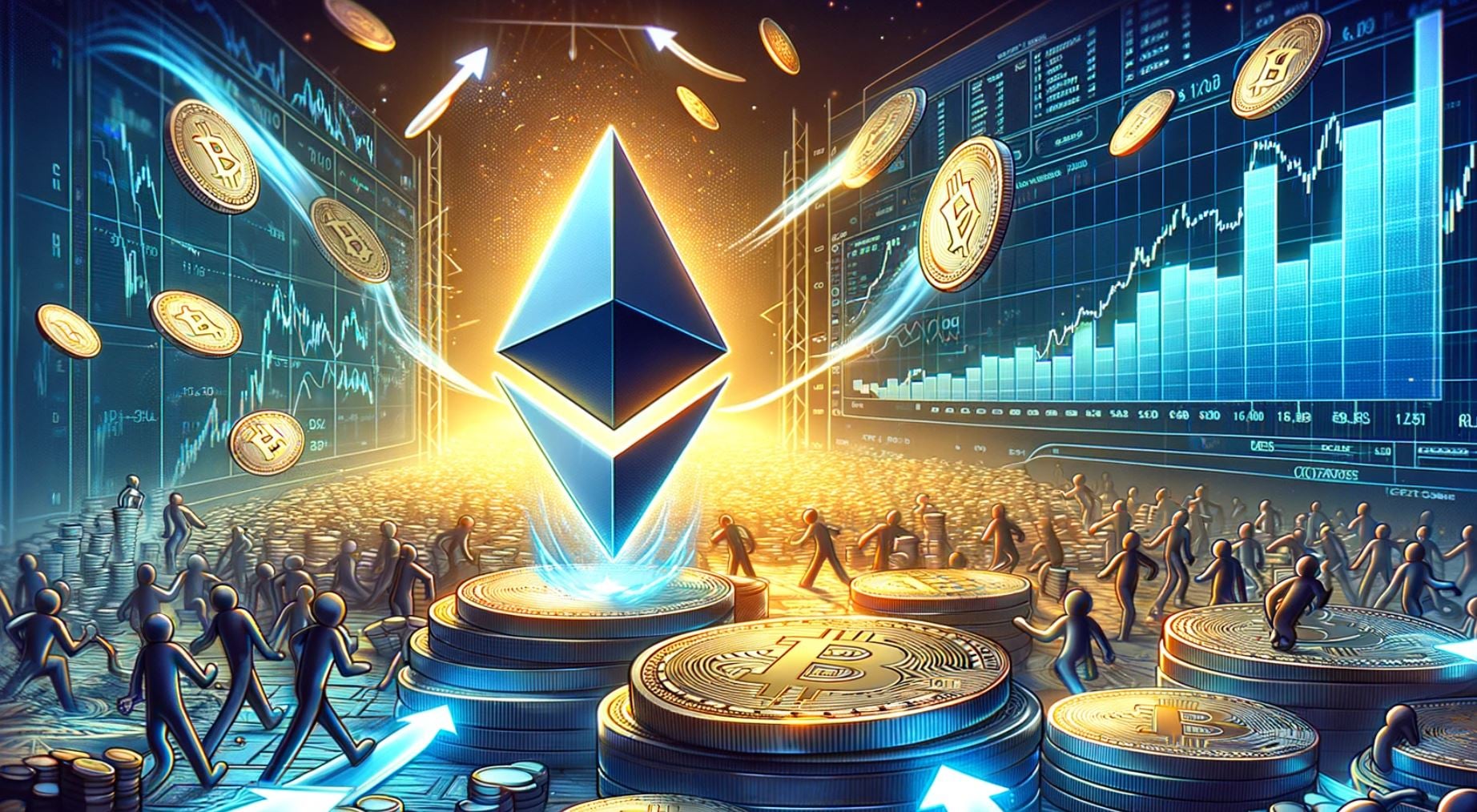ethereum eth burza cena dalle
