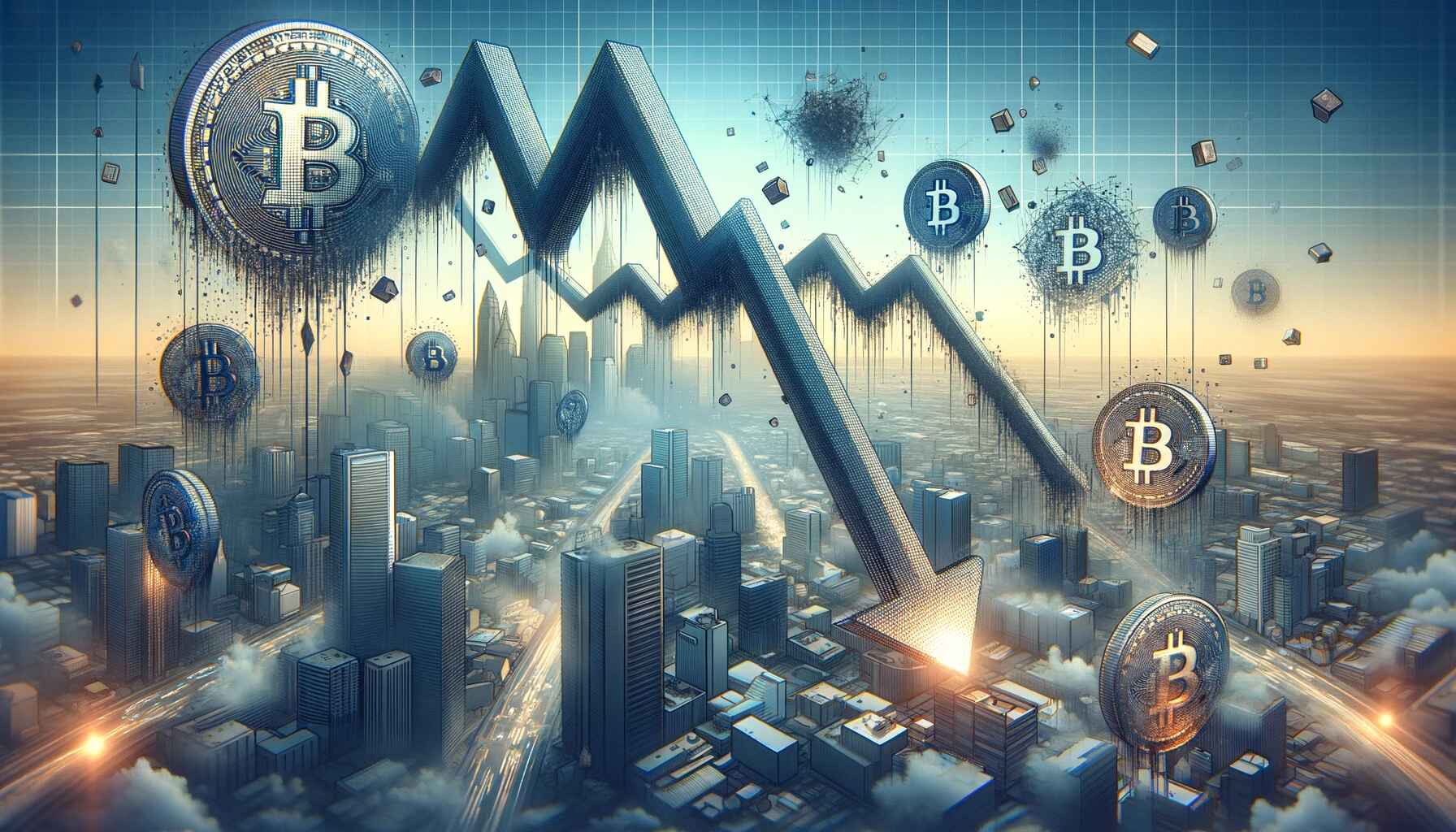bitcoin runes pokles graf dalle