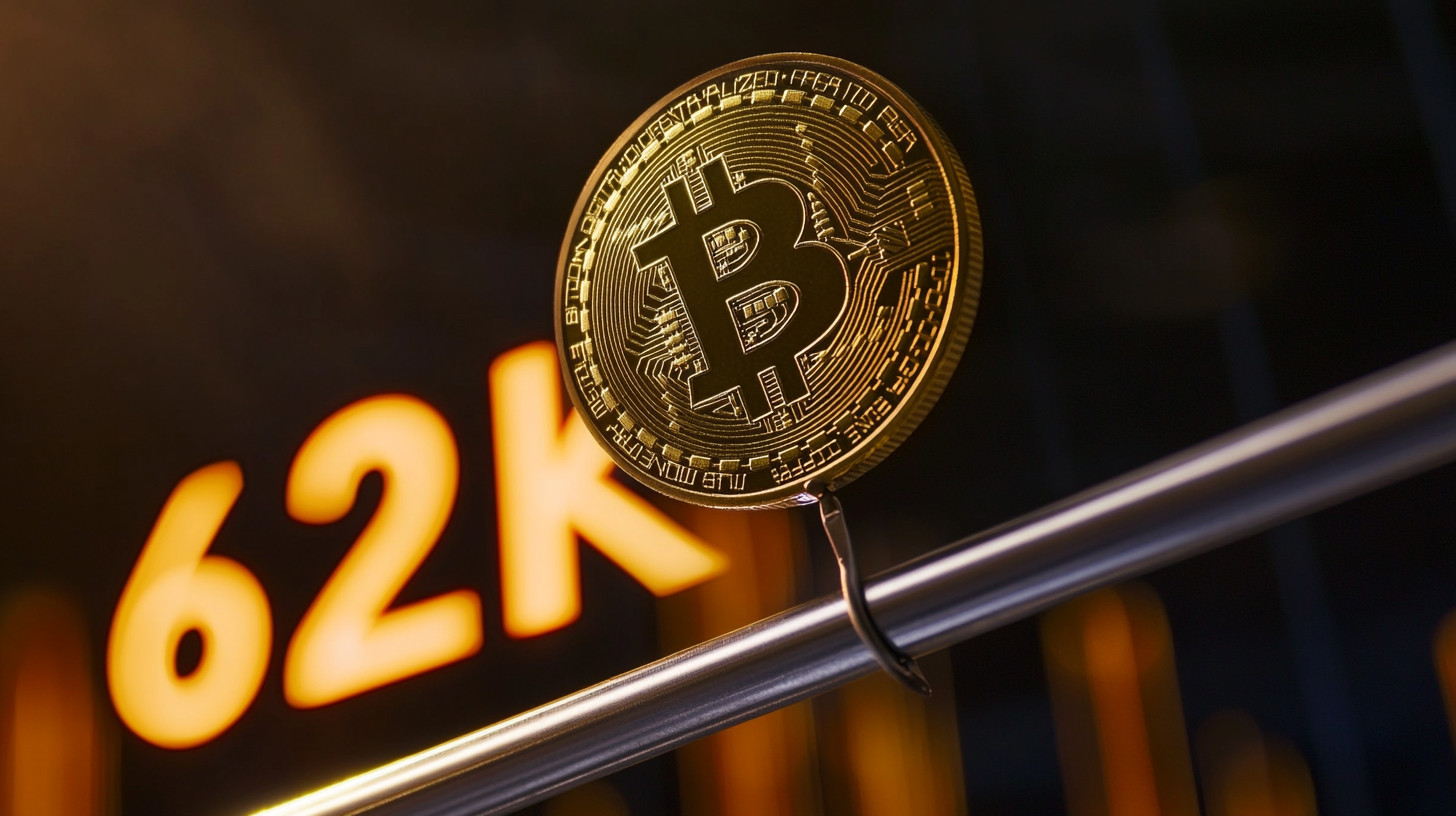 bitcoin btc usd 62k propad rezistence death cross