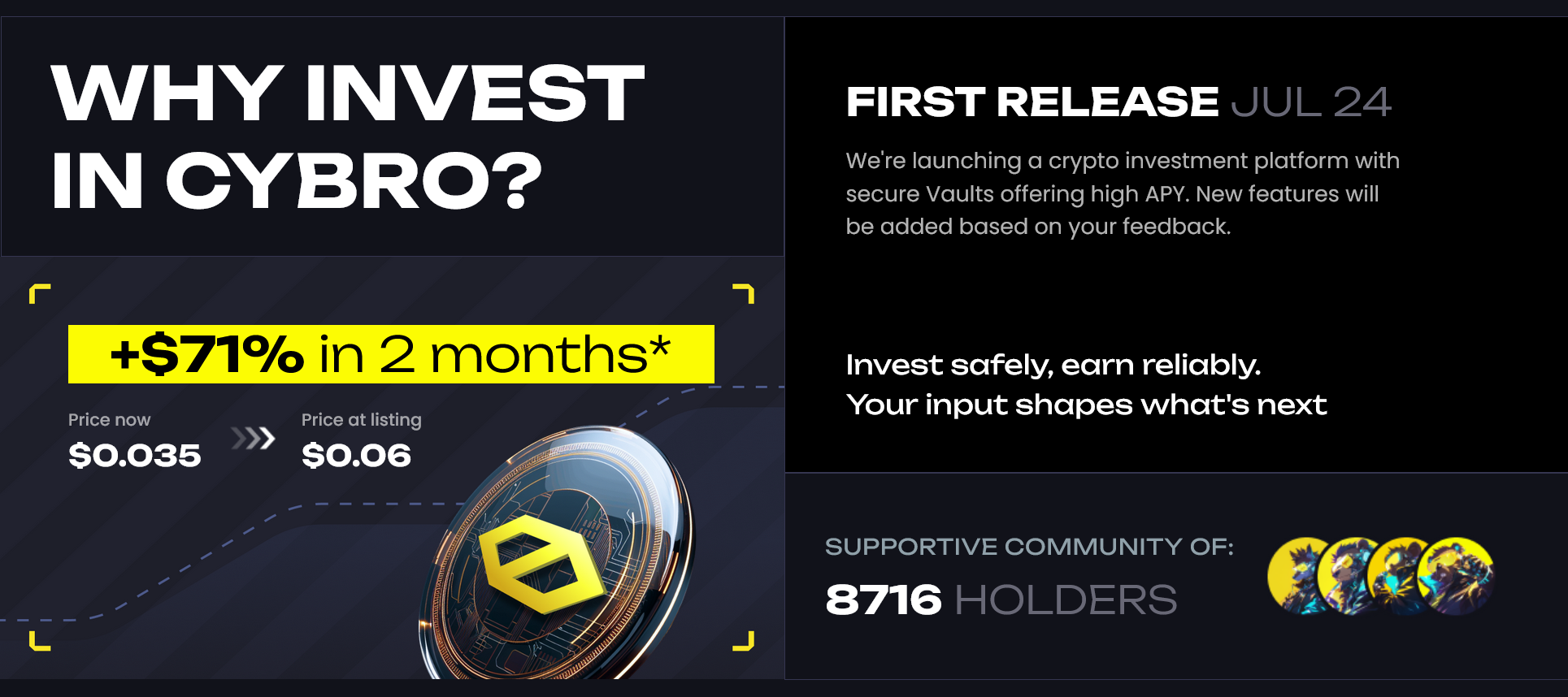 Cybro, SUI a Aptos - altcoiny, které by mohly růst - KRYPTOMAGAZIN.cz