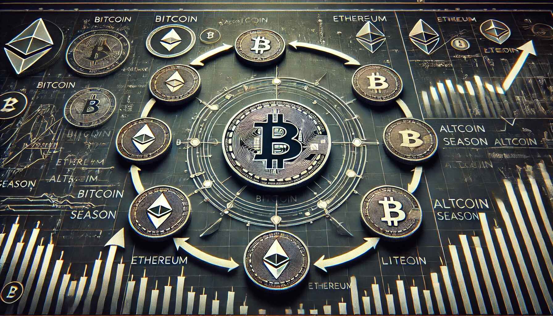 bitcoin, cyklus, eth
