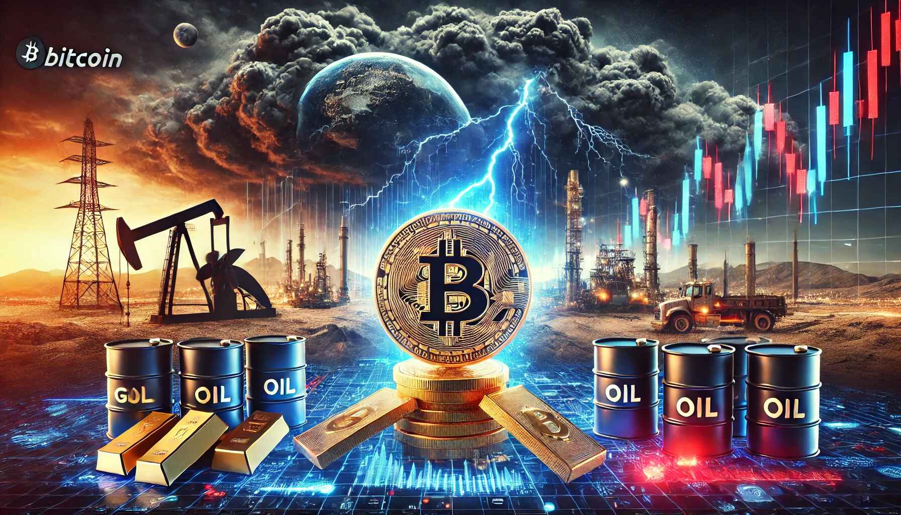 komodity, bezpečí, válka, bitcoin