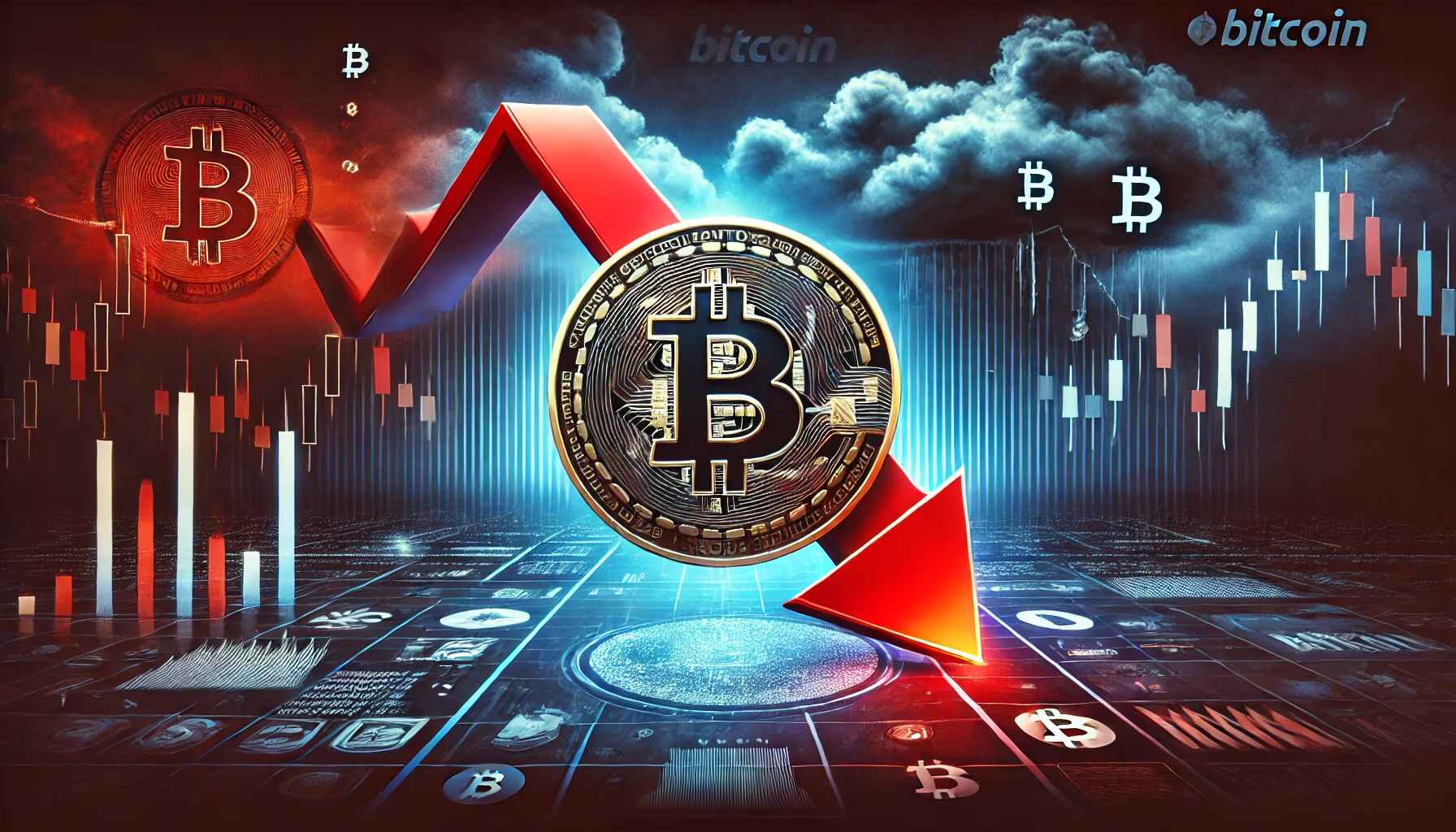 mince, klesající trh, bitcoin