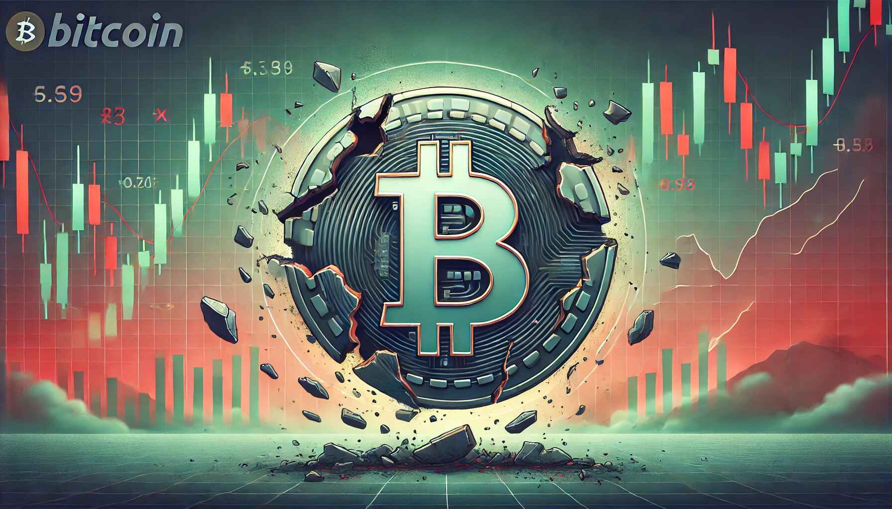 Bitcoin, prolomení, korekce