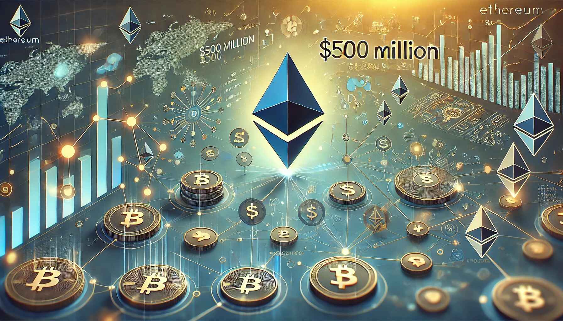 ethereum, 500 milion, globe, mince