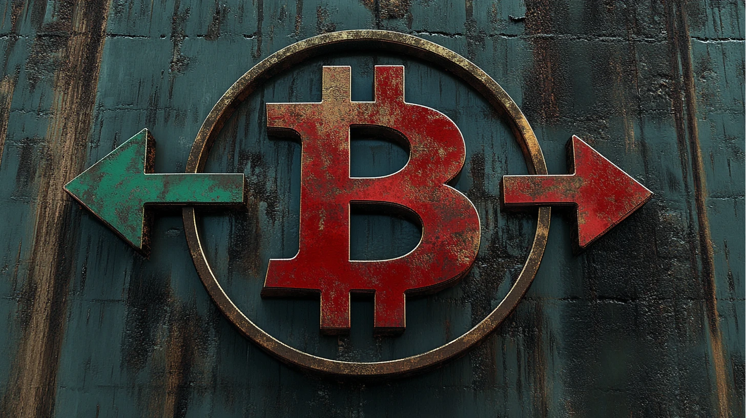 bitcoin btc růst propad midjourney