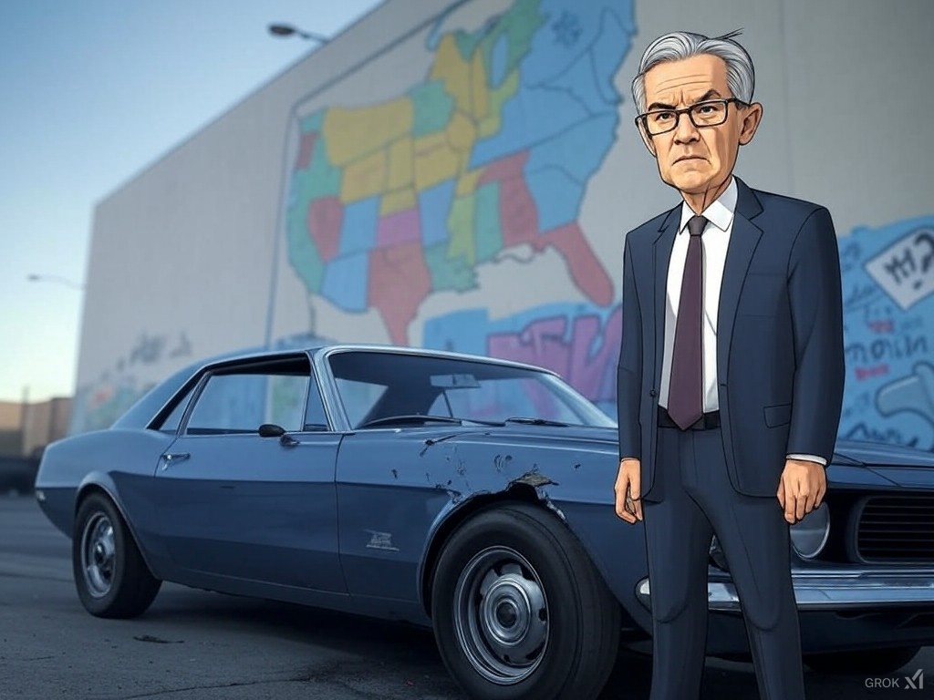 Jerome Powell USA Fed sazby brzdy grok